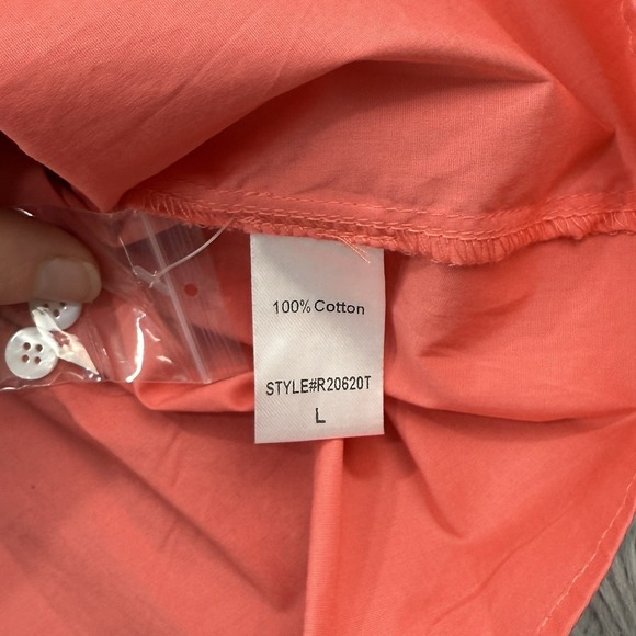 Tuckernuck Coral Royal Shirt Dress - Picture 14 of 15